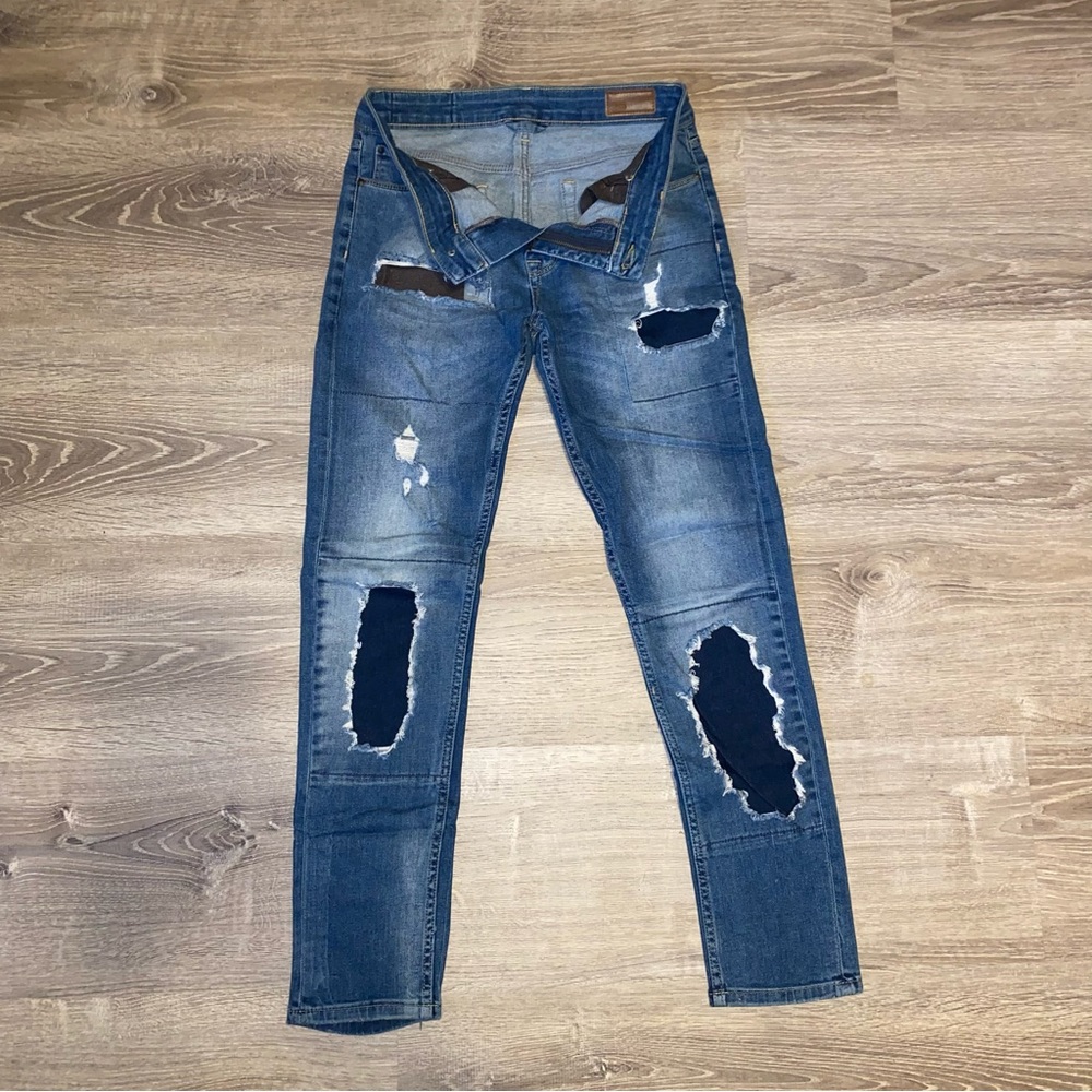 ASOS Skinny Jeans In Mid Wash - Picture 2 of 4